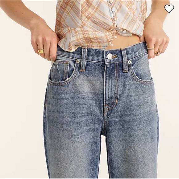 J.Crew Slouchy Boyfriend faded jeans Paulette wash 24 NEW NWT - Picture 2 of 9